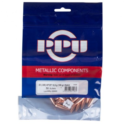 Palle da ricarica "Partizan PPU cal. 30 HPBT 168gr"
