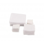 Bore Kare Pezzette in cotone 1-3/4″ 4,5 x 4,5 cm .38/.357 cal. (200pz)