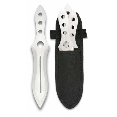 Albainox set 3 Coltelli da lancio con fodero