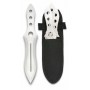 Albainox set 3 Coltelli da lancio con fodero
